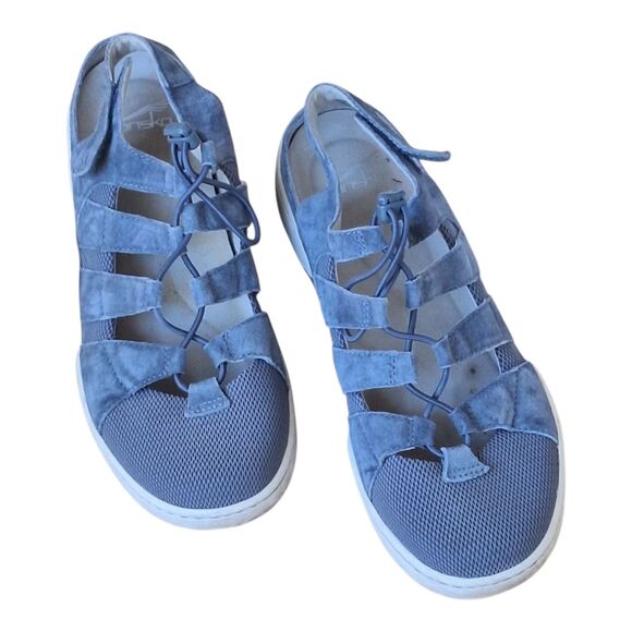 Dansko Riona Fisherman Sandals Comfort Sneakers 39 Slate Gray Suede US 8.5 - 9 - Picture 12 of 16